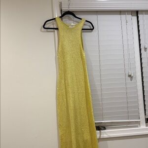 House of Harlow Long Sparkly Midi Dress